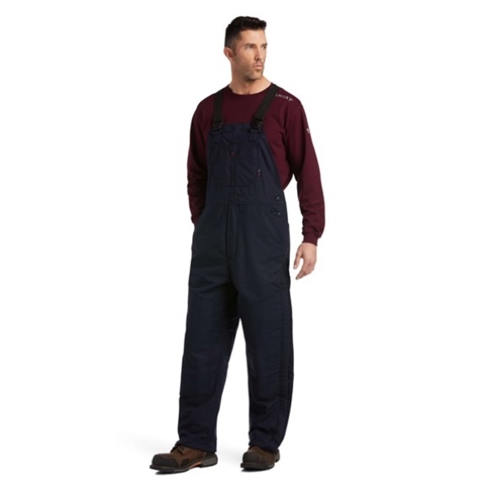 NWT WorkriteFR Flame-Resistant Soft Material Blue navy Overall Men size Large